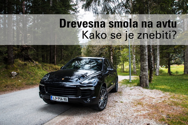 Smola na avtu kako odstraniti